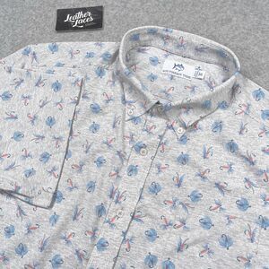 Southern Tide Intercoastal Shirt Mens XXL Fly Fishing Lure All Over Print Nylon